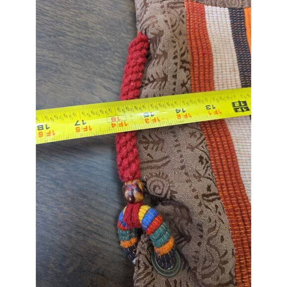 Buzhiyun Women Hippie Boho Chic Hobo Handbag Shoulder Bag Knit Embroidery Large - Picture 4 of 16